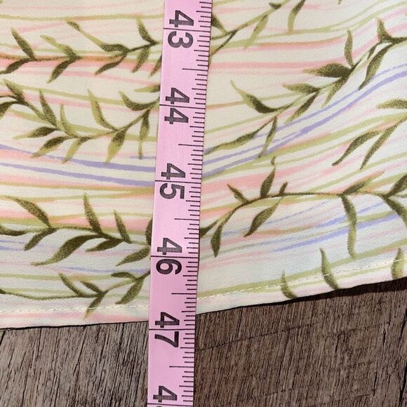 Liz Claiborne Petite 2pc Dress Set Floral Light Yellow Size 6P - Picture 9 of 9